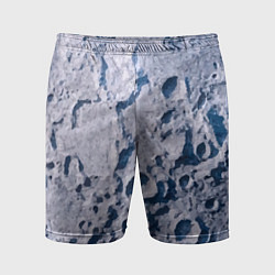 Шорты спортивные мужские Кратеры на Луне - star dust, цвет: 3D-принт
