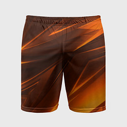 Мужские спортивные шорты Geometry stripes orange