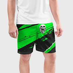 Шорты спортивные мужские Valencia sport green, цвет: 3D-принт — фото 2