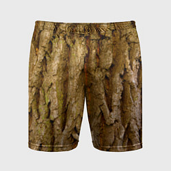 Мужские спортивные шорты Кора дерева текстура
