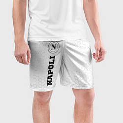 Шорты спортивные мужские Napoli sport на светлом фоне по-вертикали, цвет: 3D-принт — фото 2