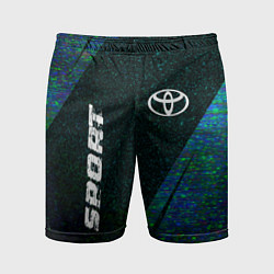 Мужские спортивные шорты Toyota sport glitch blue