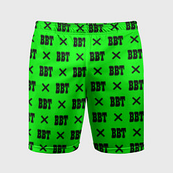 Мужские спортивные шорты BBT logo green steel