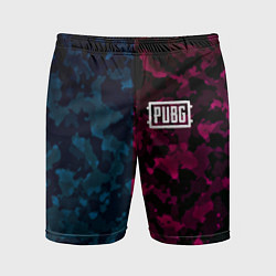Шорты спортивные мужские PUBG camo texture, цвет: 3D-принт