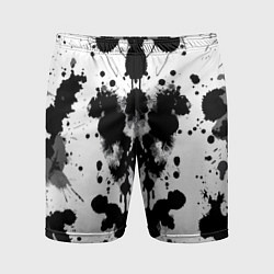 Шорты спортивные мужские The psychedelic Rorschach test - ai art, цвет: 3D-принт