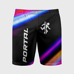 Мужские спортивные шорты Portal fast light neon stripes