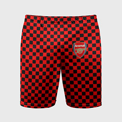 Мужские спортивные шорты Arsenal текстура клетка