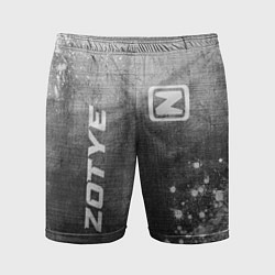 Шорты спортивные мужские Zotye - grey gradient вертикально, цвет: 3D-принт