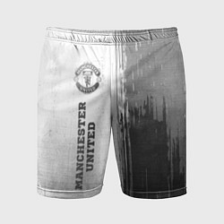 Мужские спортивные шорты Manchester United - white gradient по-вертикали