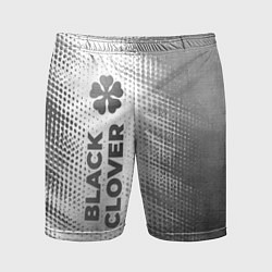 Шорты спортивные мужские Black Clover - white gradient по-вертикали, цвет: 3D-принт