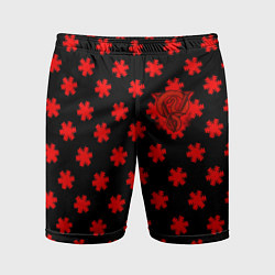 Мужские спортивные шорты Bullet for my valentine pattern
