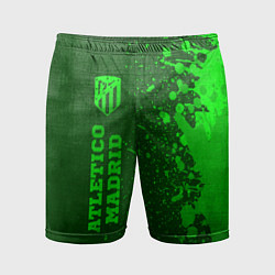 Мужские спортивные шорты Atletico Madrid - green gradient по-вертикали