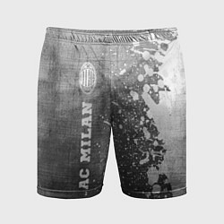 Мужские спортивные шорты AC Milan - grey gradient по-вертикали