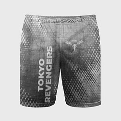Мужские спортивные шорты Tokyo Revengers - grey gradient вертикально