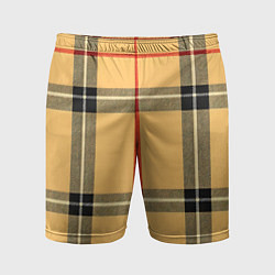 Шорты спортивные мужские Классическая клеточка, цвет: 3D-принт