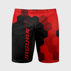 Шорты спортивные мужские Jaguar - red gradient по-вертикали, цвет: 3D-принт
