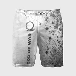 Шорты спортивные мужские God of War - white gradient по-вертикали, цвет: 3D-принт