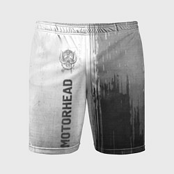 Мужские спортивные шорты Motorhead - white gradient по-вертикали