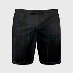 Мужские спортивные шорты Color black blue
