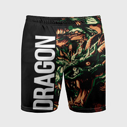 Мужские спортивные шорты Татуировка дракона ирезуми