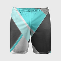 Мужские спортивные шорты Color black blue