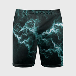 Мужские спортивные шорты Lightning light blue line