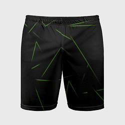 Мужские спортивные шорты Color green line