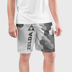 Шорты спортивные мужские Zelda - white gradient по-вертикали, цвет: 3D-принт — фото 2