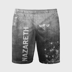 Шорты спортивные мужские Nazareth - grey gradient вертикально, цвет: 3D-принт
