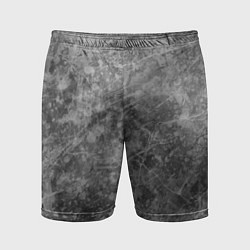 Мужские спортивные шорты Абстракция - grey polished chip
