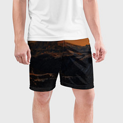 Шорты спортивные мужские Эльбрус, цвет: 3D-принт — фото 2