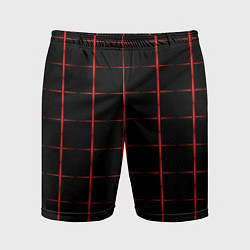 Мужские спортивные шорты Color black red crosses