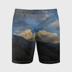 Шорты спортивные мужские Массив Метеген, цвет: 3D-принт