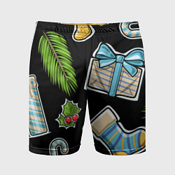 Шорты спортивные мужские Christmas soul, цвет: 3D-принт