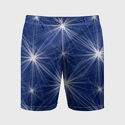 Мужские спортивные шорты Звезды на синем фоне