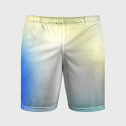 Мужские спортивные шорты Color yellow blue white