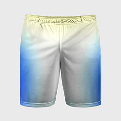 Мужские спортивные шорты Color yellow blue white