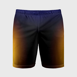 Мужские спортивные шорты Color black red blue