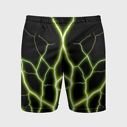 Мужские спортивные шорты Color green black