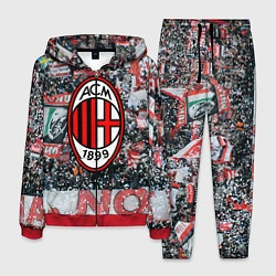 Костюм мужской Milan FC, цвет: 3D-красный
