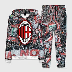 Костюм мужской Milan FC, цвет: 3D-белый