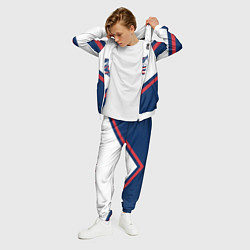 Костюм мужской NHL: Columbus Blue Jackets, цвет: 3D-белый — фото 2