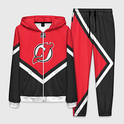 Костюм мужской NHL: New Jersey Devils, цвет: 3D-белый