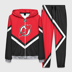 Костюм мужской NHL: New Jersey Devils, цвет: 3D-меланж