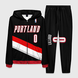 Костюм мужской Portland Trail Blazers 0, цвет: 3D-красный