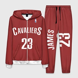 Костюм мужской Cavaliers Cleveland 23: Red, цвет: 3D-белый