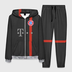 Костюм мужской Bayern FC: Black 2018, цвет: 3D-меланж