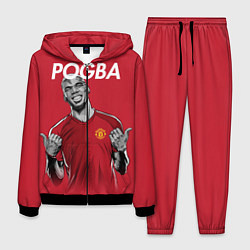 Костюм мужской FC MU: Pogba, цвет: 3D-черный