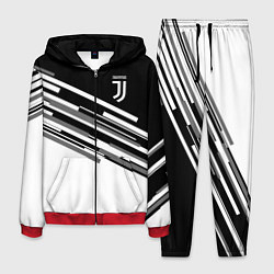 Костюм мужской FC Juventus: B&W Line, цвет: 3D-красный