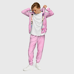 Костюм мужской Lil Peep: Pink Style цвета 3D-белый — фото 2